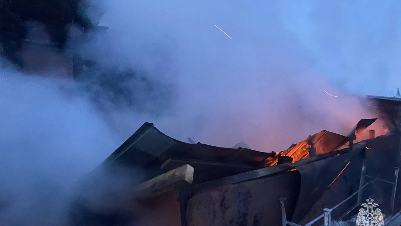 В Уфе сегодня, 9 марта, произошел пожар в частн...