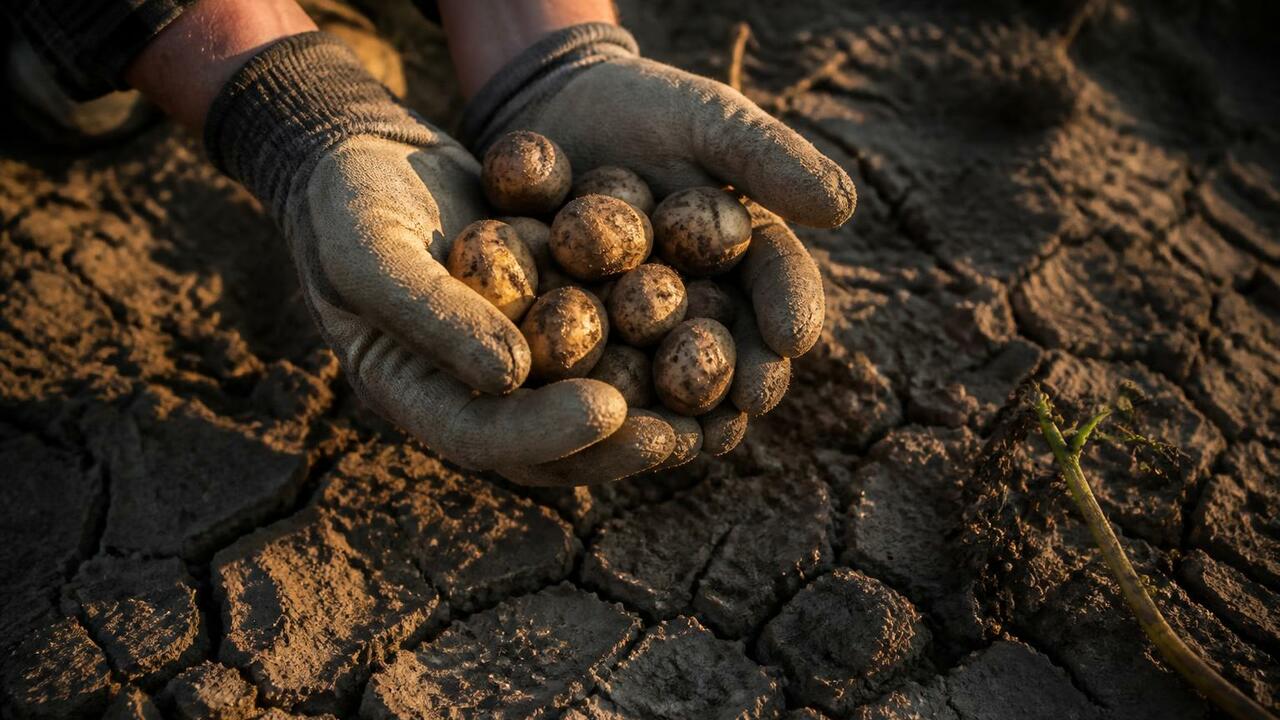 Засуха в Бельгии: картофель для фри не вырос Засуха в Бельгии привела к тому, что картофель ...
