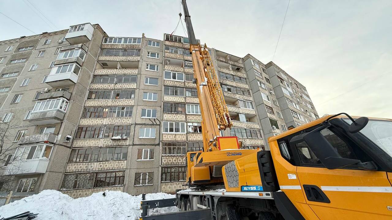 В Уфе начался демонтаж пятого подъезда дома № 5...