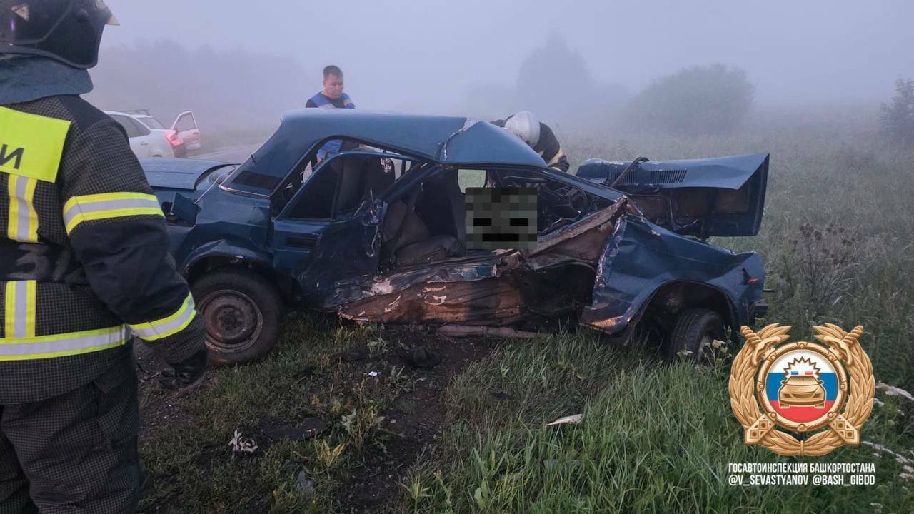 В Чишминском районе Башкирии сегодня в пять утр...