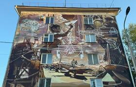 На фасадах двух домов в Уфе появились граффити ...