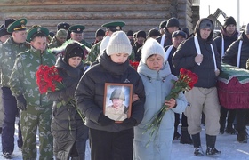 В Башкирии простились с погибшим в СВО бойцом Р...