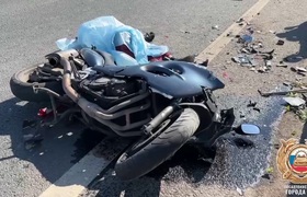 В Уфе байкер погиб при столкновении с легковушк...