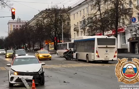Массовое ДТП с двумя автобусами произошло в Уфе