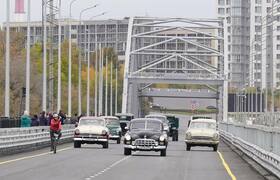 По арочному мосту в Уфе запустили движение